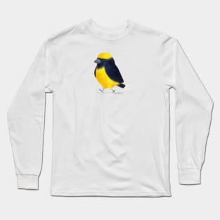 Yellow Crowned Euphonia Bird Long Sleeve T-Shirt